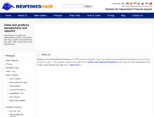 Tablet Screenshot of newtimeshair.com